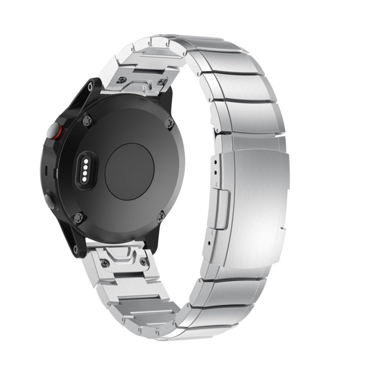 For Garmin Forerunner 945 22mm Titanium Alloy Quick Release Watch Band(Sliver)