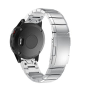 For Garmin Forerunner 945 22mm Titanium Alloy Quick Release Watch Band(Sliver)
