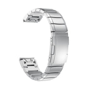 For Garmin Tactix 7 26mm Titanium Alloy Quick Release Watch Band(Sliver)