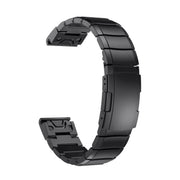 For Garmin Enduro 26mm Titanium Alloy Quick Release Watch Band(Black)
