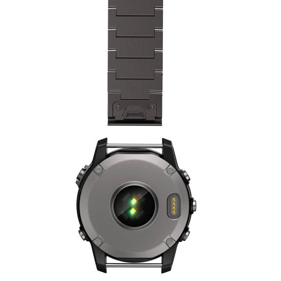 For Garmin Tactix 7 26mm Titanium Alloy Quick Release Watch Band(Sliver)