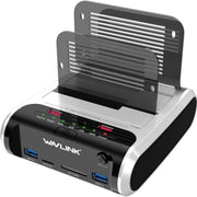 Wavlink ST336A SSD HDD Fast Offline Clone SATA  USB 3.0 External Hard Drive Case(EU Plug)