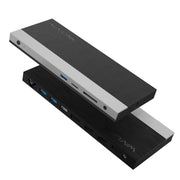 Wavlink UMD05 Display Port HDMI Port RJ45 Ethernet Triple Display MST Laptop Docking Station, Plug:UK Plug