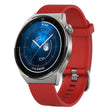 For Huawei Watch 4 Pro 22mm Diamond Textured Silicone Watch Band(Dark Grey) - Watch Bands by PMC TechLife | Online Shopping South Africa | PMC TechLife