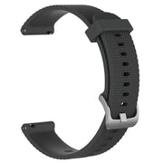 For Huawei Watch 4 Pro 22mm Diamond Textured Silicone Watch Band(Dark Grey)