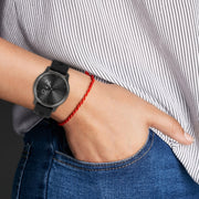 For Huawei Watch 4 Pro 22mm Diamond Textured Silicone Watch Band(Dark Grey)