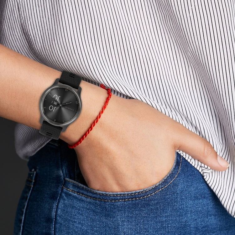 For Huawei Watch 4 Pro 22mm Diamond Textured Silicone Watch Band(Dark Grey)