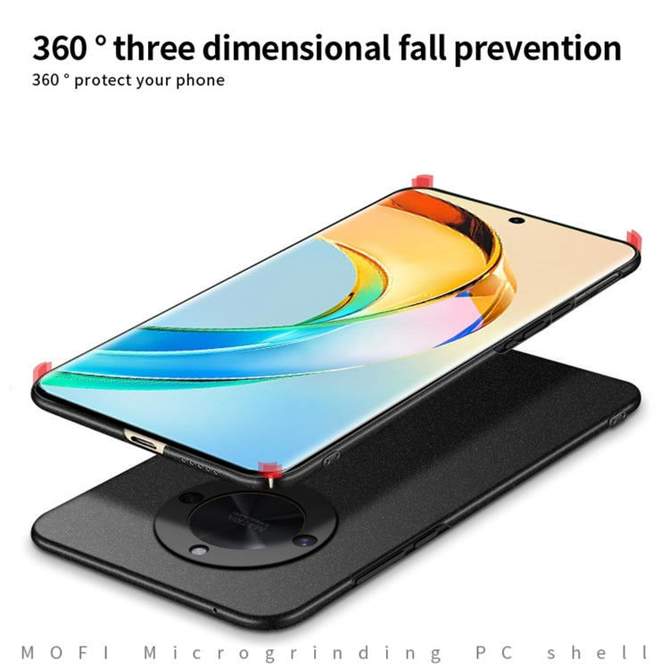 For Honor X50 5G MOFI Fandun Series Frosted PC Ultra-thin All-inclusive Phone Case(Red)