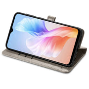 For DOOGEE X98 Pro / X98 Cat and Dog Embossed Leather Phone Case(Grey)