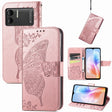 For DOOGEE X98 Pro / X98 Butterfly Love Flower Embossed Leather Phone Case(Rose Gold) - Doogee Cases by PMC TechLife | Online Shopping South Africa | PMC TechLife | Buy Now Pay Later Mobicred