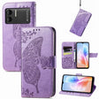 For DOOGEE X98 Pro / X98 Butterfly Love Flower Embossed Leather Phone Case(Purple) - free shipping - PMC TechLife - Order now!