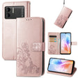 For DOOGEE X98 Pro / X98 Four-leaf Clasp Embossed Buckle Leather Phone Case(Rose Gold) - Doogee Cases by PMC TechLife | Online Shopping South Africa | PMC TechLife | Buy Now Pay Later Mobicred