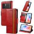 For DOOGEE X98 Pro / X98 CaseNeo Splicing Dual Magnetic Buckle Leather Phone Case(Red) - free shipping - PMC TechLife - Order now!