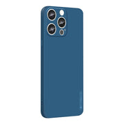 For iPhone 16 Pro Max PINWUYO Sense Series Liquid Silicone TPU Phone Case(Blue)