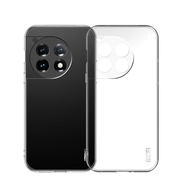 For OnePlus 12 MOFI Ming Series Transparent Ultra-thin TPU Phone Case(Transparent)