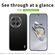 For OnePlus Ace 3 MOFI Ming Series Transparent Ultra-thin TPU Phone Case(Transparent)