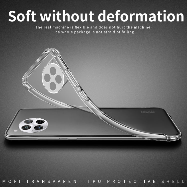 For OnePlus Ace 3 MOFI Ming Series Transparent Ultra-thin TPU Phone Case(Transparent)