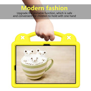 For Samsung Galaxy Tab S9 X710/X716B Handle Kickstand Children EVA Shockproof Tablet Case(Yellow)