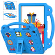 For Samsung Galaxy Tab A9+ X216B Handle Kickstand Children EVA Shockproof Tablet Case(Sky Blue) - Galaxy Tab A9+ by PMC TechLife | Online Shopping South Africa | PMC TechLife
