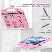 For Samsung Galaxy Tab S10+12.4 X820 Handle Kickstand Children EVA Shockproof Tablet Case(Pink)