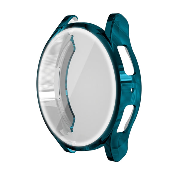 For Samsung Galaxy Watch 6 44mm Fully Enclosed TPU Watch Protective Case(Cyan Green)