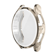 For Samsung Galaxy Watch 6 44mm Fully Enclosed TPU Watch Protective Case(Light Gold)
