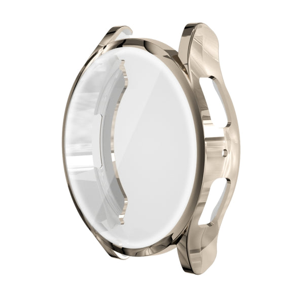 For Samsung Galaxy Watch 6 44mm Fully Enclosed TPU Watch Protective Case(Light Gold)