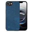For iPhone 16e Vintage Leather PC Back Cover Phone Case(Blue) - iPhone 16e Cases by PMC TechLife | Online Shopping South Africa | PMC TechLife | Buy Now Pay Later Mobicred