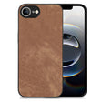 For iPhone 16e Vintage Leather PC Back Cover Phone Case(Brown) - iPhone 16e Cases by PMC TechLife | Online Shopping South Africa | PMC TechLife | Buy Now Pay Later Mobicred