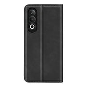 For OPPO K12 Retro-skin Magnetic Suction Leather Phone Case(Black)