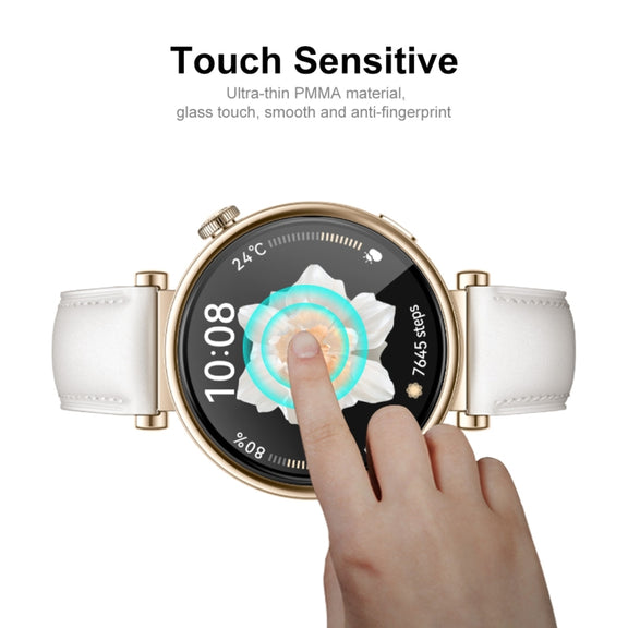 For Huawei Watch GT 4 41mm 2pcs ENKAY 3D Full Coverage Soft PC Edge PMMA HD Screen Film