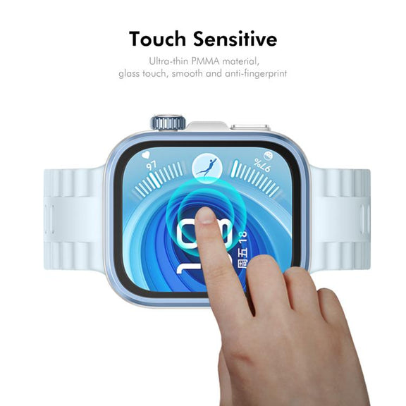 For Huawei Watch Fit 4 Pro 2pcs ENKAY 3D Full Coverage Soft PC Edge PMMA HD Screen Film
