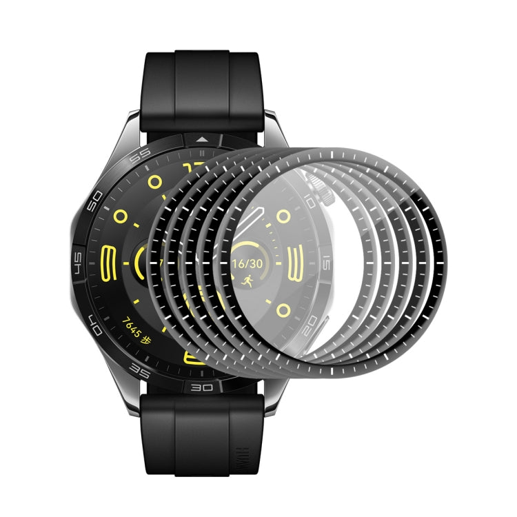 For Huawei Watch GT 5 46mm 5pcs ENKAY 3D Full Coverage Soft PC Edge PMMA HD Screen Film