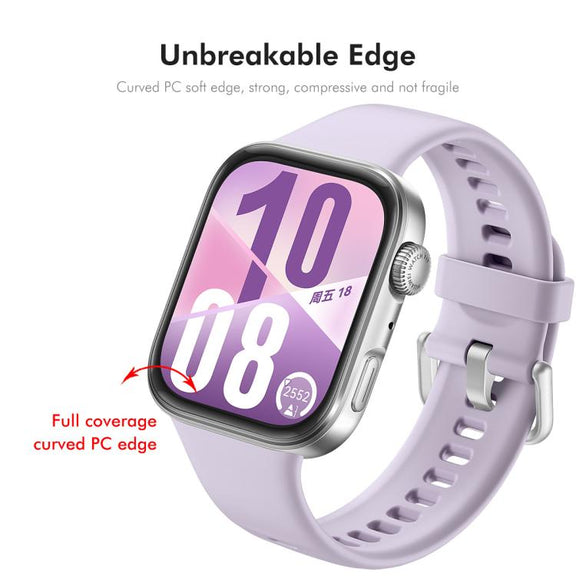 For Huawei Watch Fit 4 5pcs ENKAY 3D Full Coverage Soft PC Edge PMMA HD Screen Film