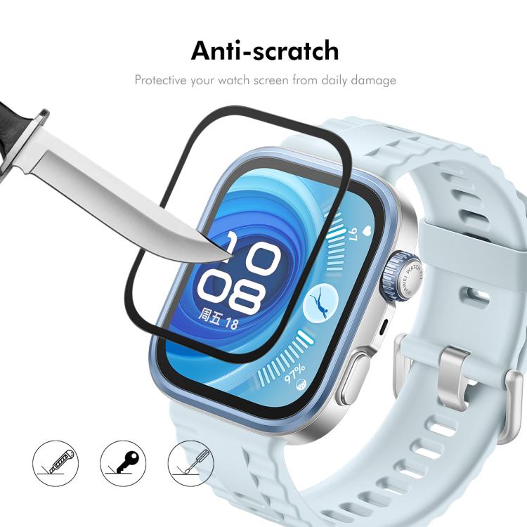 For Huawei Watch Fit 4 Pro 10pcs ENKAY 3D Full Coverage Soft PC Edge PMMA HD Screen Film