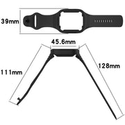 For Redmi Watch 3 Integrated Fully Enclosed Silicone Watch Band(Dark Green)