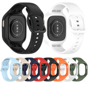 For Honor Watch 4 Integrated Fully Enclosed Silicone Watch Band(White)