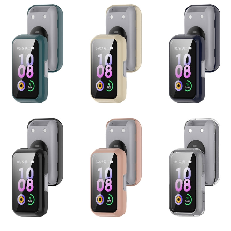 For Keep B4 Lite PC + 9H Tempered Film Integrated Watch Protective Case(Pink)