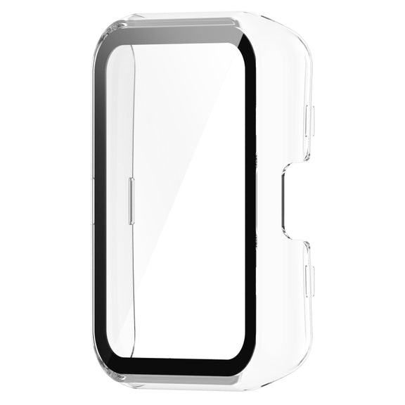 For Huawei Watch Fit New PC + 9H Tempered Film Integrated Watch Protective Case(Transparent)