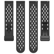 For Amazfit GTS 4 Mini 20mm Folding Magnetic Clasp Silicone Watch Band(Starlight)