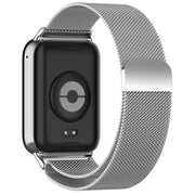 For Xiaomi Mi Band 8 Pro Milan Magnetic Steel Mesh Watch Band(Silver)