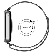 For Xiaomi Mi Band 8 Pro Milan Magnetic Steel Mesh Watch Band(Silver)