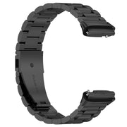 For Redmi Watch 3 Active Three Bead Stainless Steel Metal Watch Band(Black)
