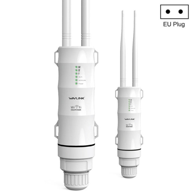 WAVLINK WN570HA1 Weatherproof 2.4+5GHz 600Mbps Outdoor WiFi Range Router Extender, Plug:EU Plug