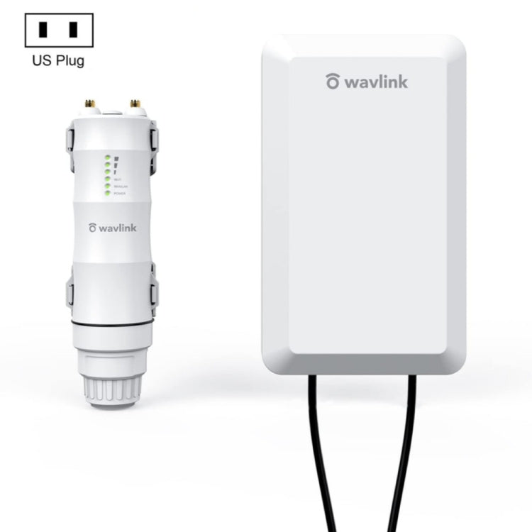 WAVLINK WN570HP2 Outdoor Weatherproof 300Mps WiFi Extender Wireless AP Repeater, Plug:US Plug