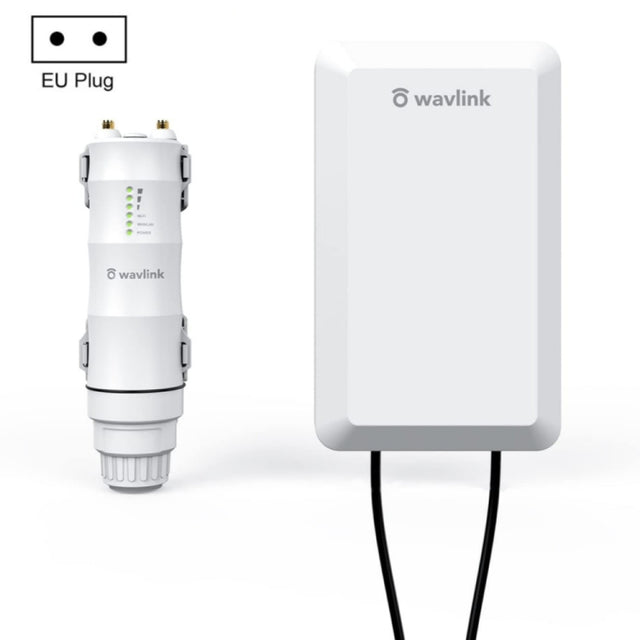 WAVLINK WN570HP2 Outdoor Weatherproof 300Mps WiFi Extender Wireless AP Repeater, Plug:EU Plug