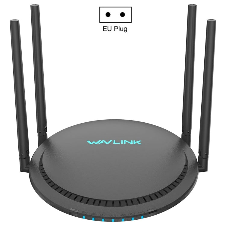 WAVLINK WN531P3 WAN / LAN Port Signal Booster Wireless Repeater AC1200 Wireless Routers, Plug:EU Plug