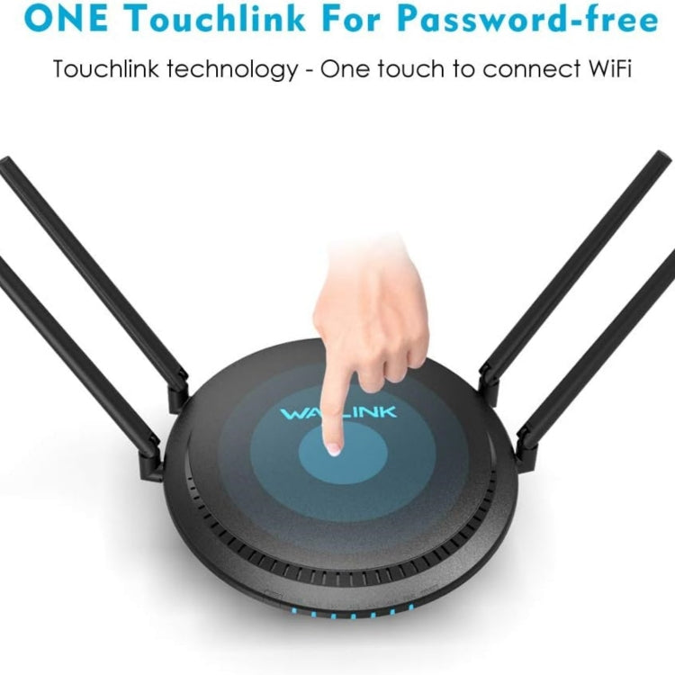 WAVLINK WN531P3 WAN / LAN Port Signal Booster Wireless Repeater AC1200 Wireless Routers, Plug:EU Plug