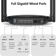 WAVLINK WN531MX3 Wider Coverage AX3000 WiFi 6 Wireless Routers Dual Band Wireless Repeater, Plug:AU Plug