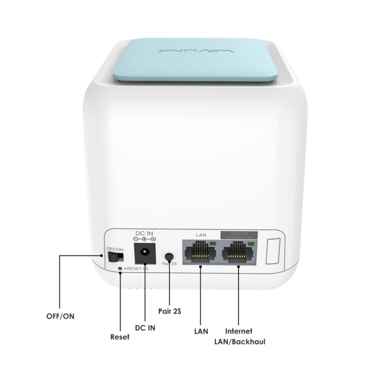 WAVLINK WN535M1 WiFi Wireless Routers 11AC AC1200 Mesh Wireless Repeater Signal Extender, Plug:AU Plug